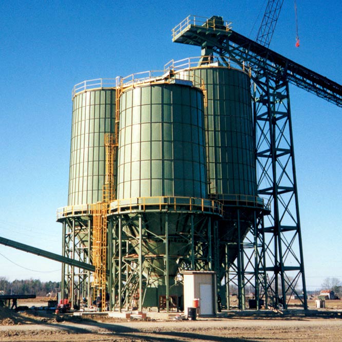 Biomass Fuel Storage Bins - Silo