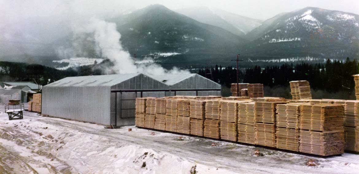 Wellons Track Loading Lumber Dry Kilns